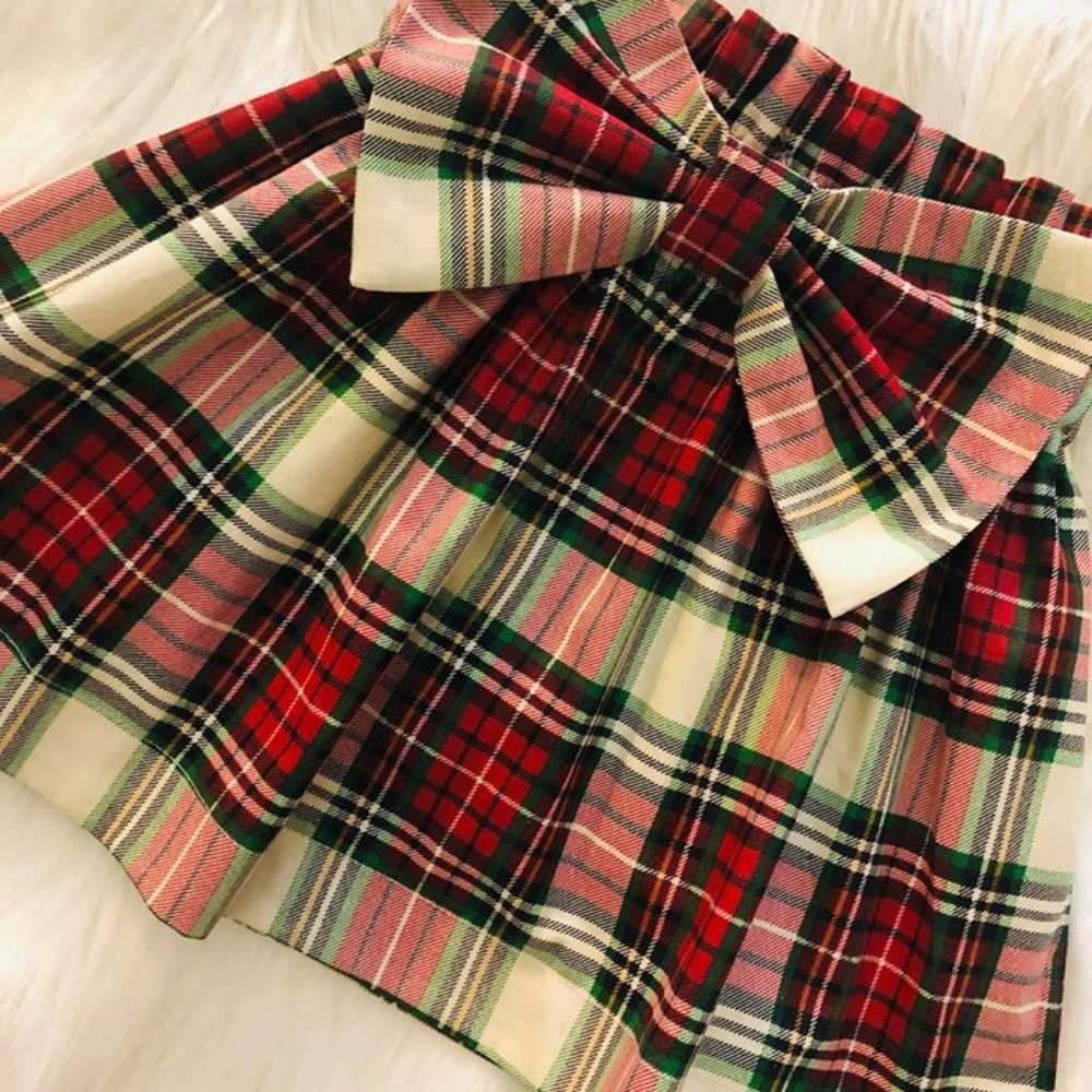 plaid skirt